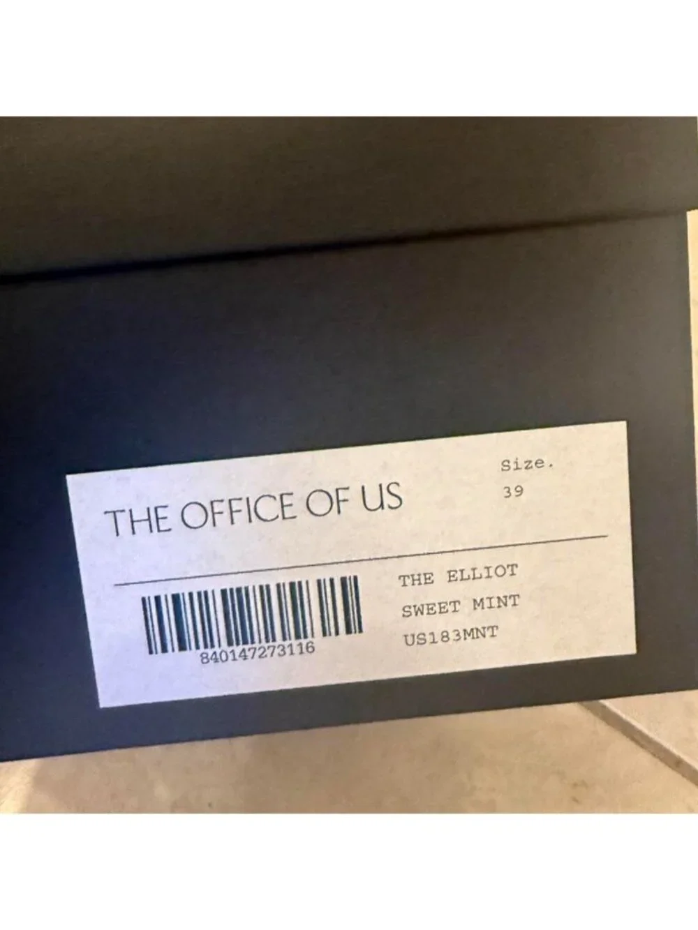 The Office of US  the Elliot sweet mint white sneakers sz 8 39 office of angela